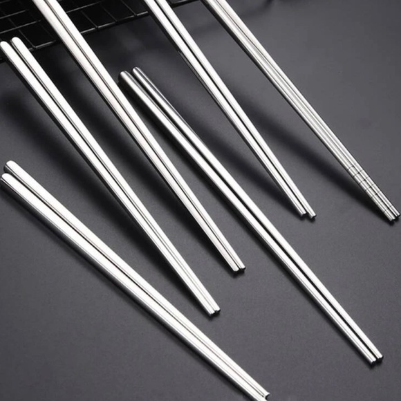 Other - 1 Pair Stainless Steel Chopstick